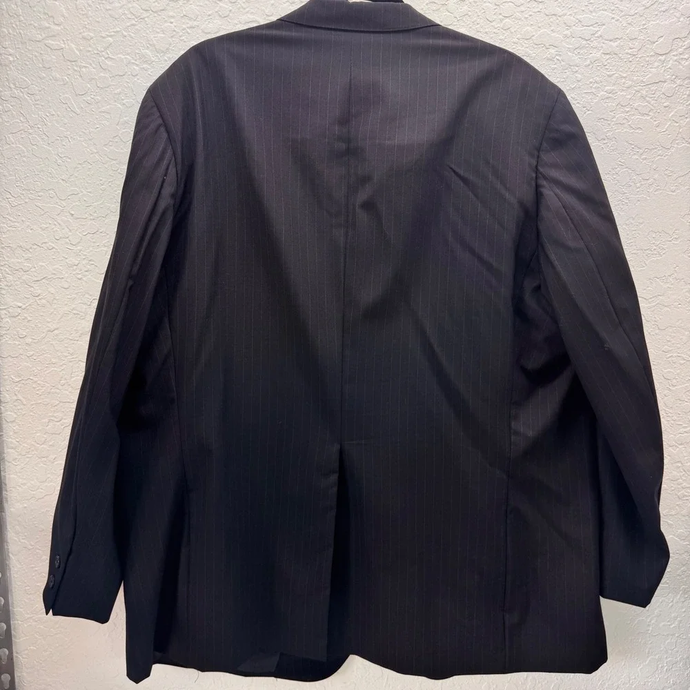 Brooks Brothers Made to Measure Navy‎ Pinstripe Blazer Mens USA Union Made Wool